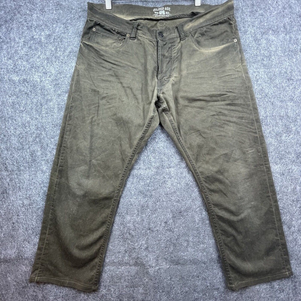 Gilded Age Jeans‎ Mens 34 Smokey Grunge Baggy Straight Italian Hip Hop Skater